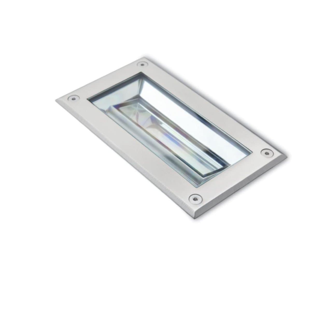 Faretto incasso Sovil BASCU 98075 09 LED acciaio vetro orientabile calpestabile