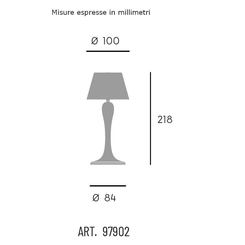 Abat-jour ricaricabile Sovil illuminazione FRIDA 97902 27 LED IP54 batteria alluminio termoplastico - 3