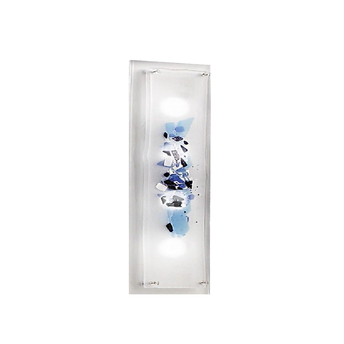 Plafoniera vetro colorato Familamp ABSTRACUS 325 AG 60x20 GX53 LED moderna artigianale