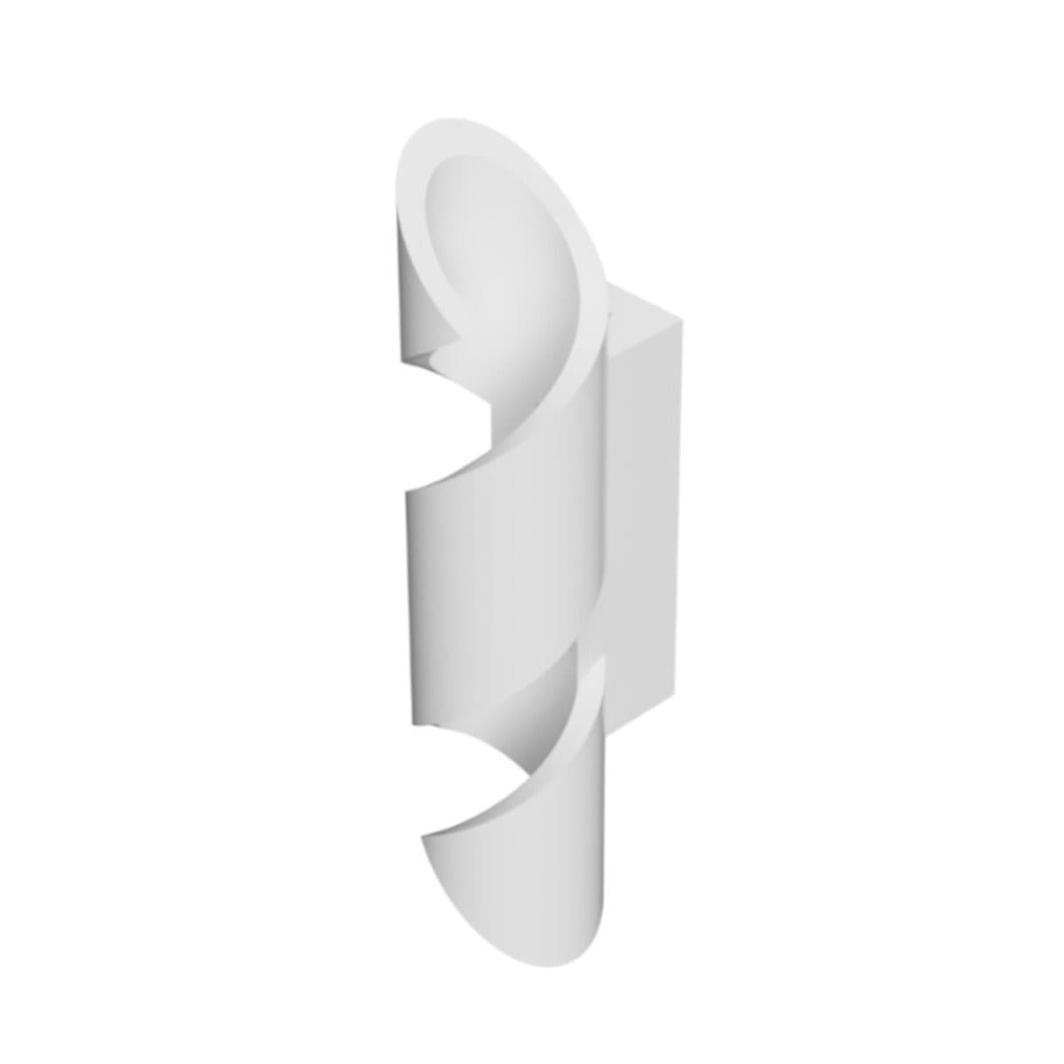 Applique gesso Lampadari Bartalini IDUCILA R7s LED verniciabile moderno - 2