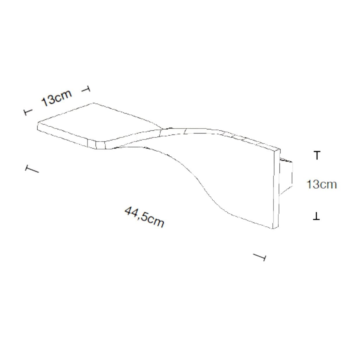 Applique gesso Lampadari Bartalini ADISIN R7s LED verniciabile - 3