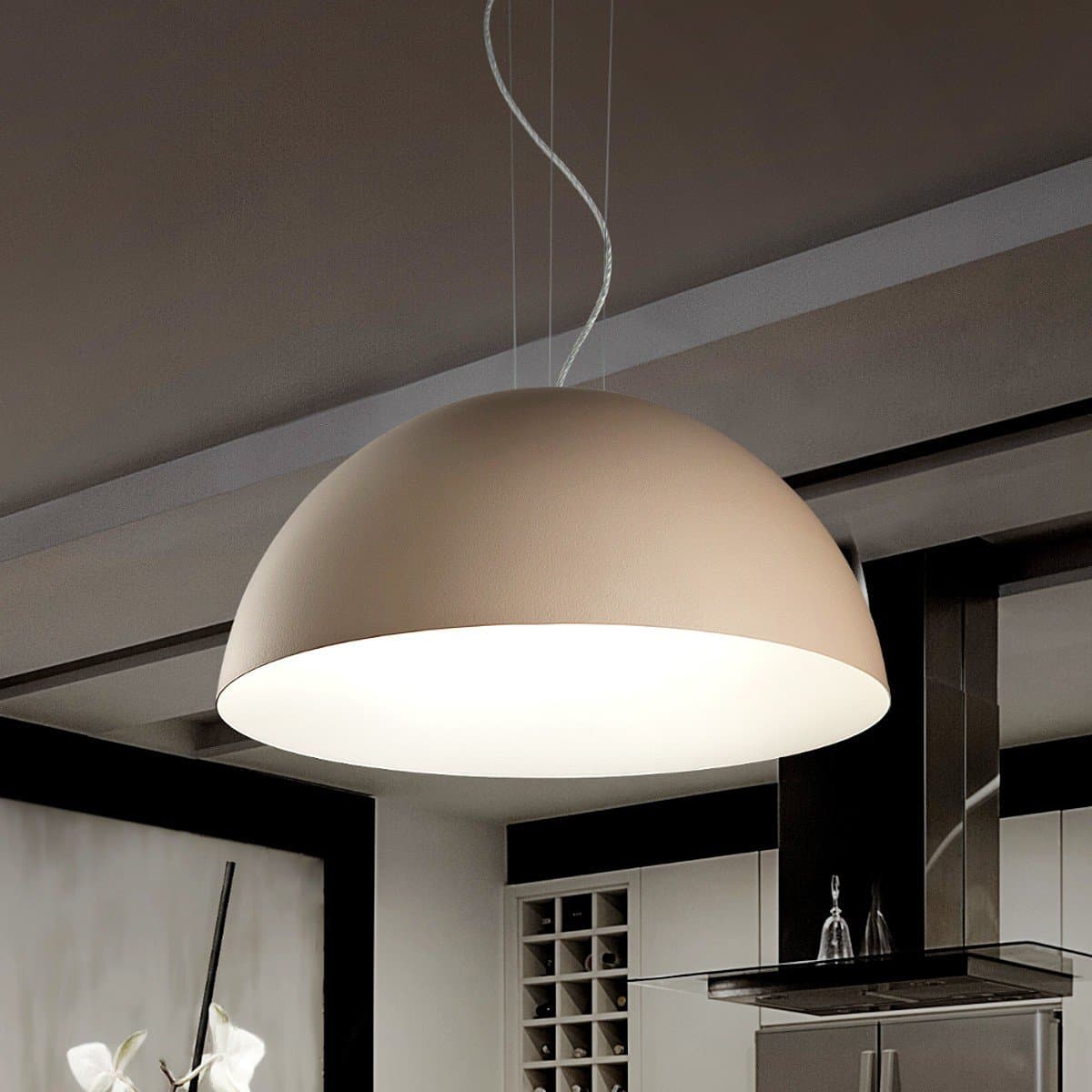 Lampadario moderno Fratelli Braga DUNE 561 S70 E27 LED metallo - 4