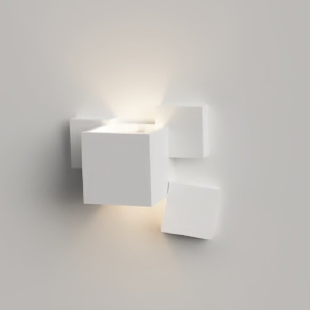 Applique gesso Lampadari Bartalini ISEJ AP16 G9 LED verniciabile Biemissione - 3