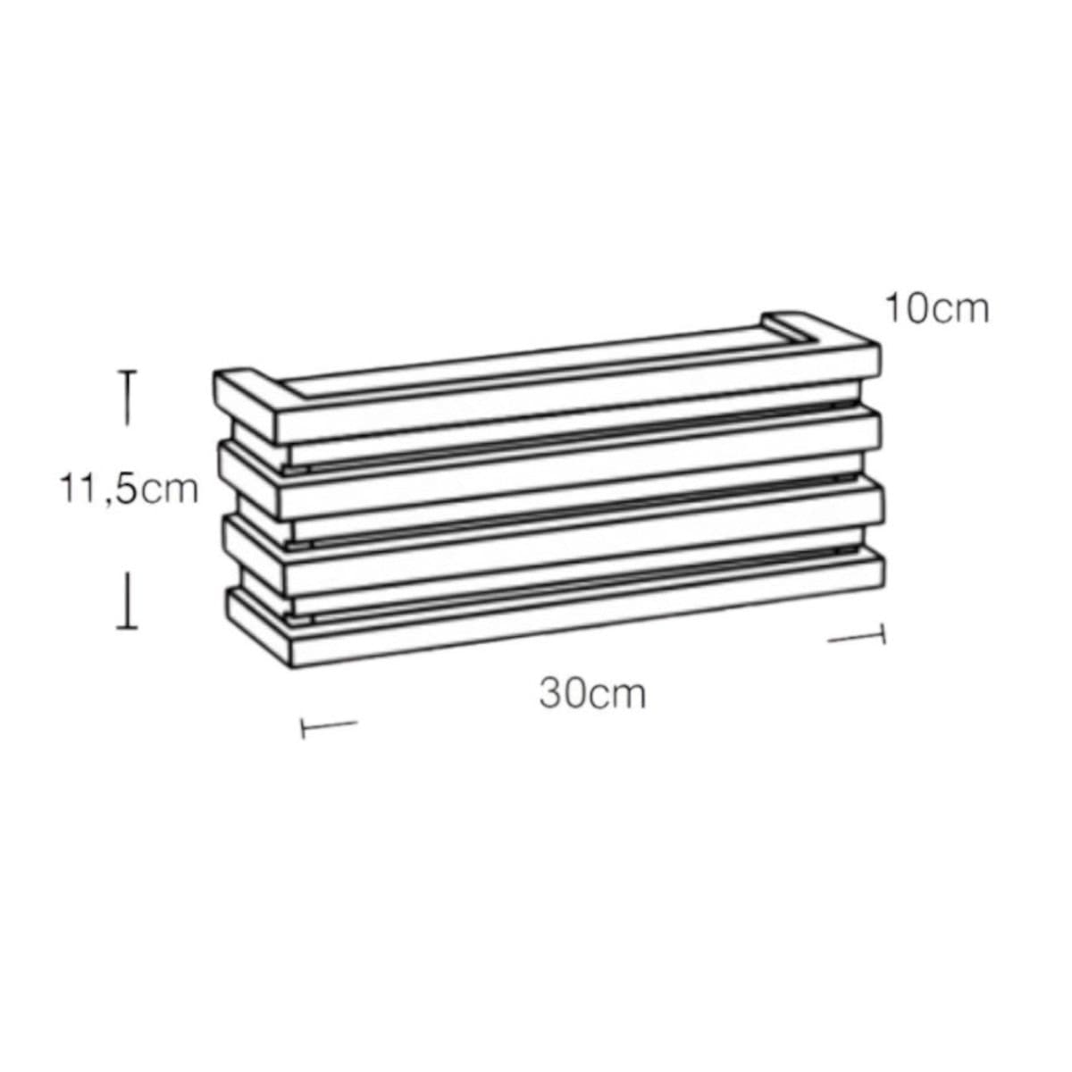 Applique gesso Lampadari Bartalini SEPIRTS 240 E27 LED verniciabile - 4