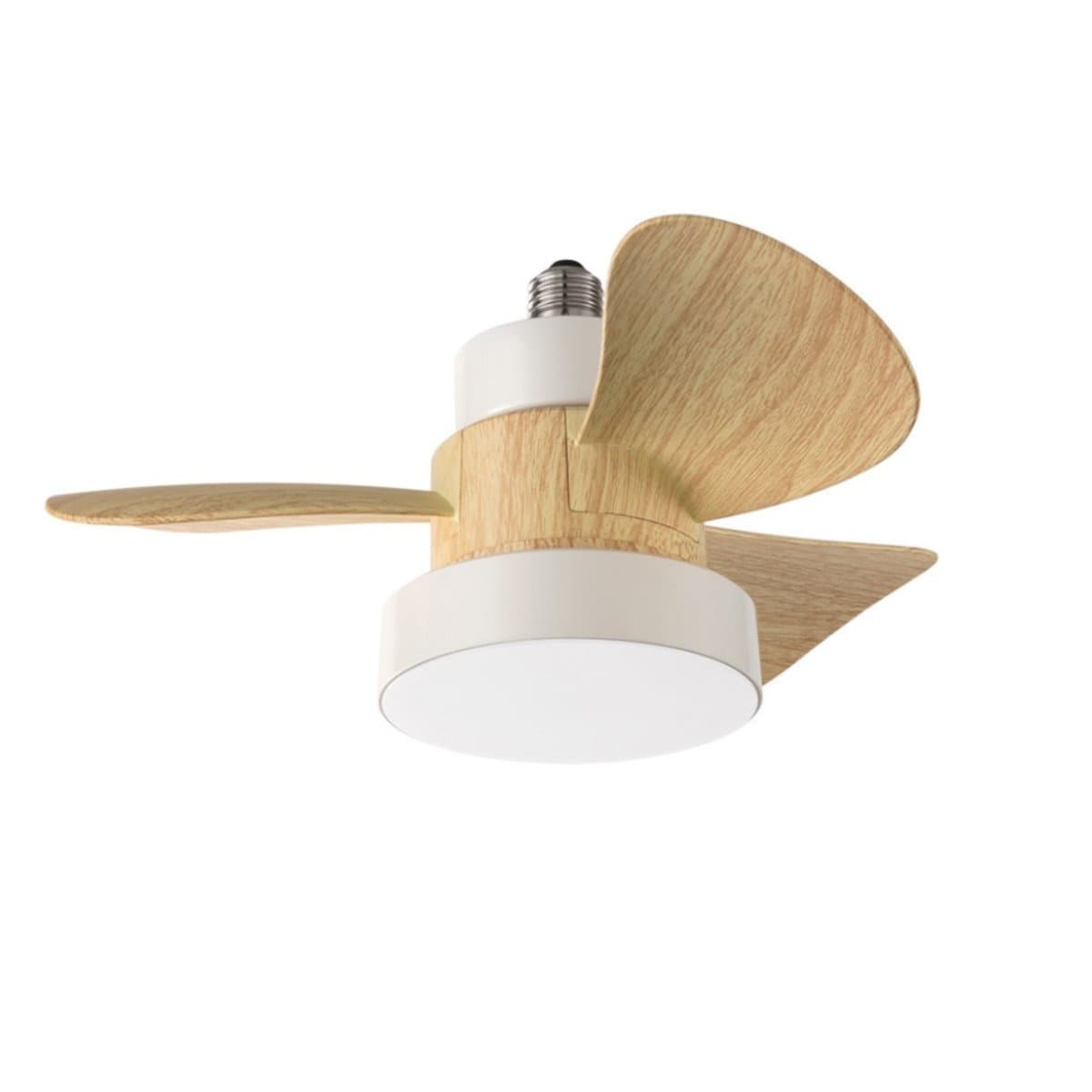 Ventilatore plafoniera Perenz illumina EDDY 7208 6248 E27 LED metallo legno - 13
