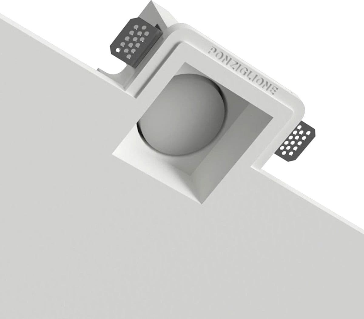 Faretto incasso Lampadari Bartalini LLEW FP36 GX53 LED gesso verniciabile - 2