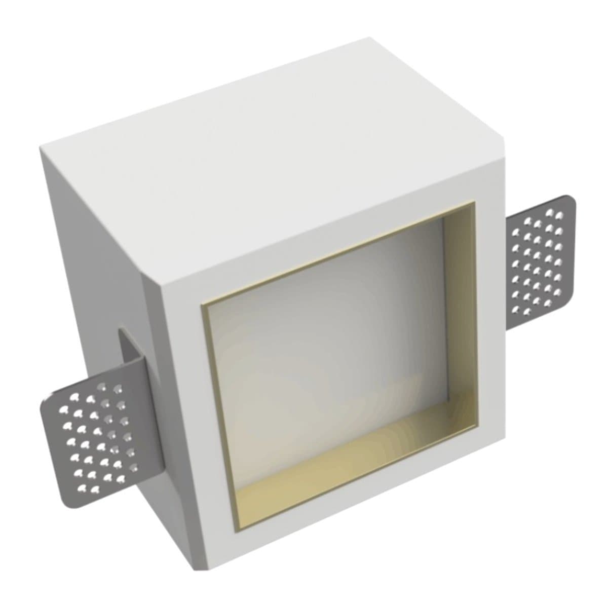 Faretto incasso Lampadari Bartalini  GX53 LED gesso verniciabile metallo acrilico - 15