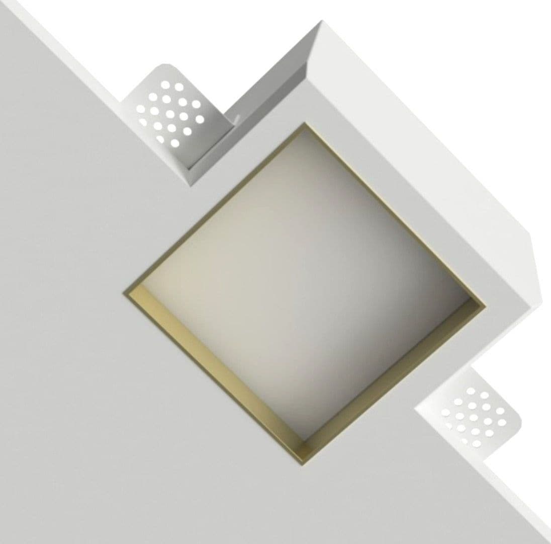 Faretto incasso Lampadari Bartalini  GX53 LED gesso verniciabile metallo acrilico - 2