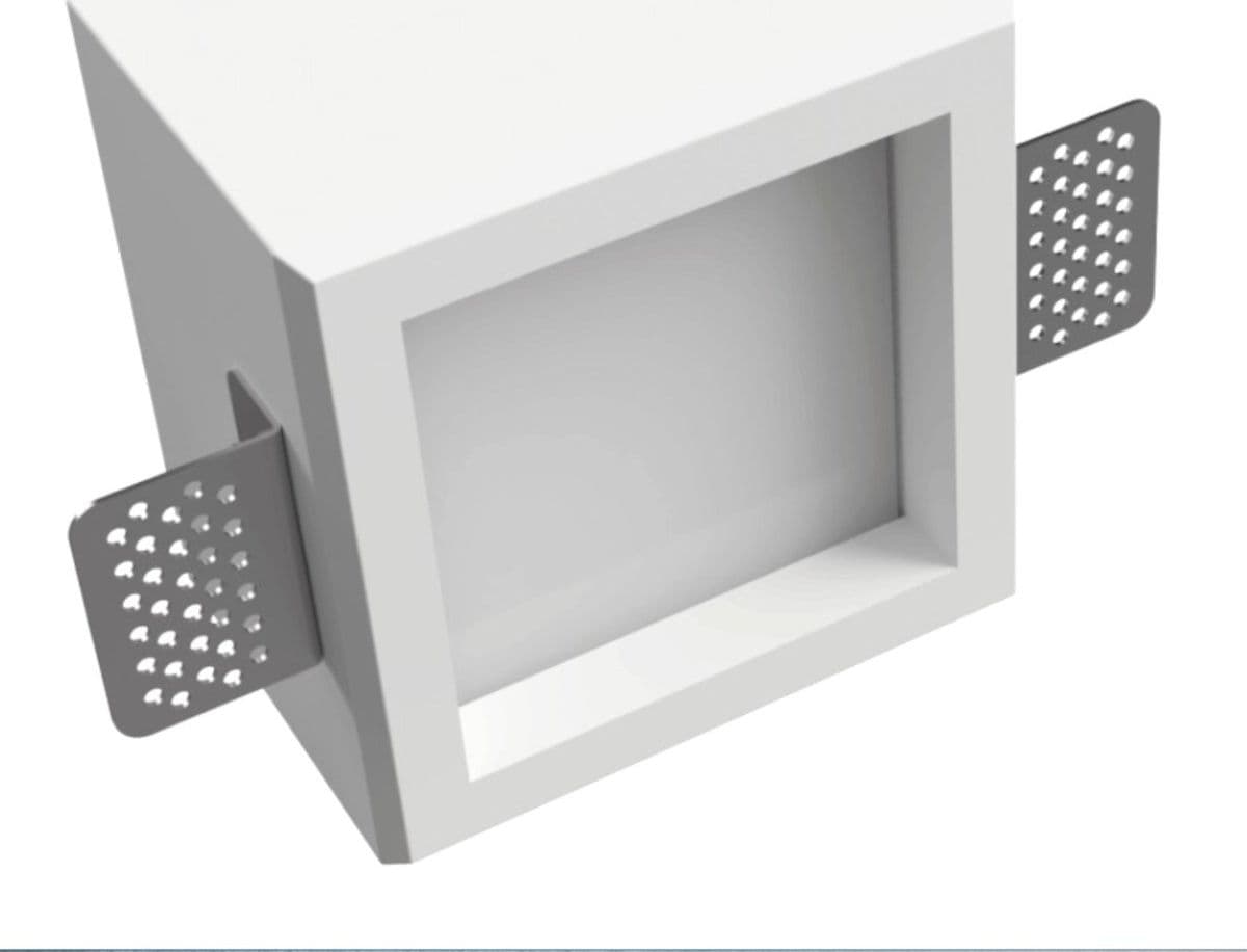 Faretto incasso Lampadari Bartalini  GX53 LED gesso verniciabile metallo acrilico - 3