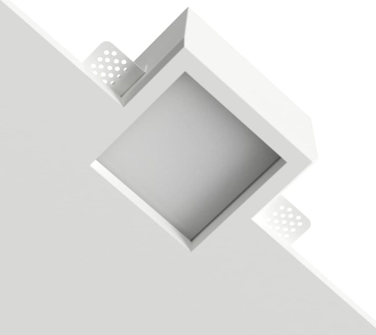 Faretto incasso Lampadari Bartalini  GX53 LED gesso verniciabile metallo acrilico - 4