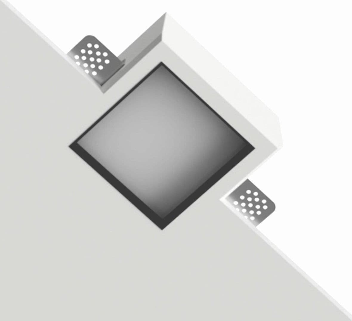 Faretto incasso Lampadari Bartalini  GX53 LED gesso verniciabile metallo acrilico - 6