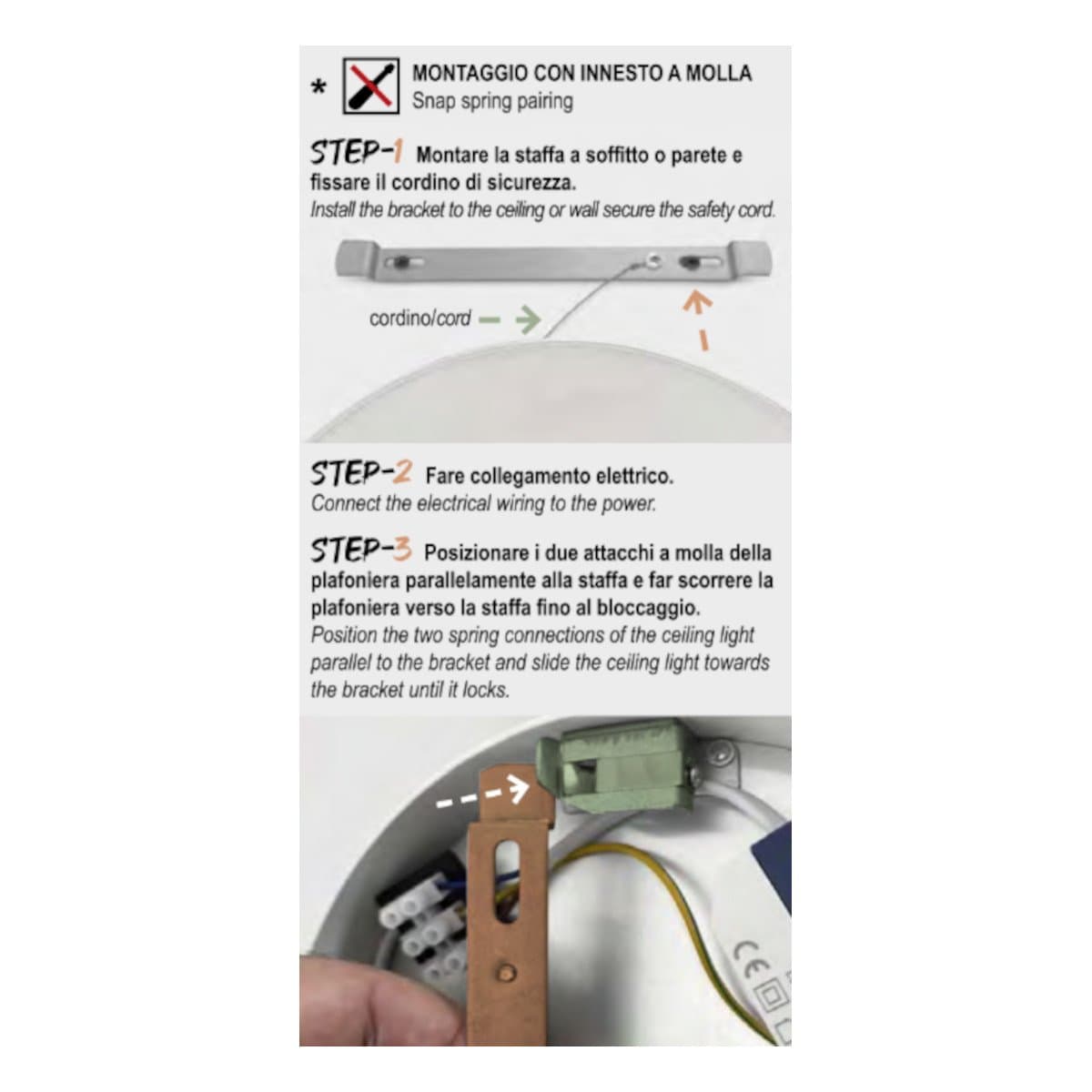 Plafoniera moderna Promoingross BOX T10 T20 T30 LED metallo metacrilato - 8