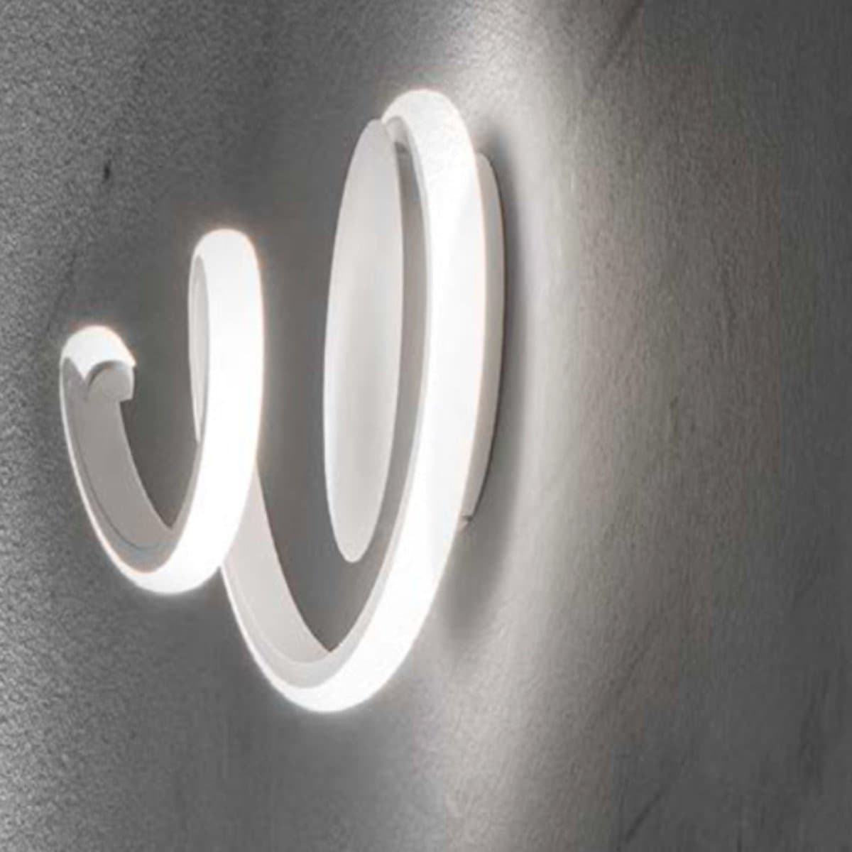 Applique moderna Promoingross BOUCLE A1 LED dimmerabile metallo silicone - 2