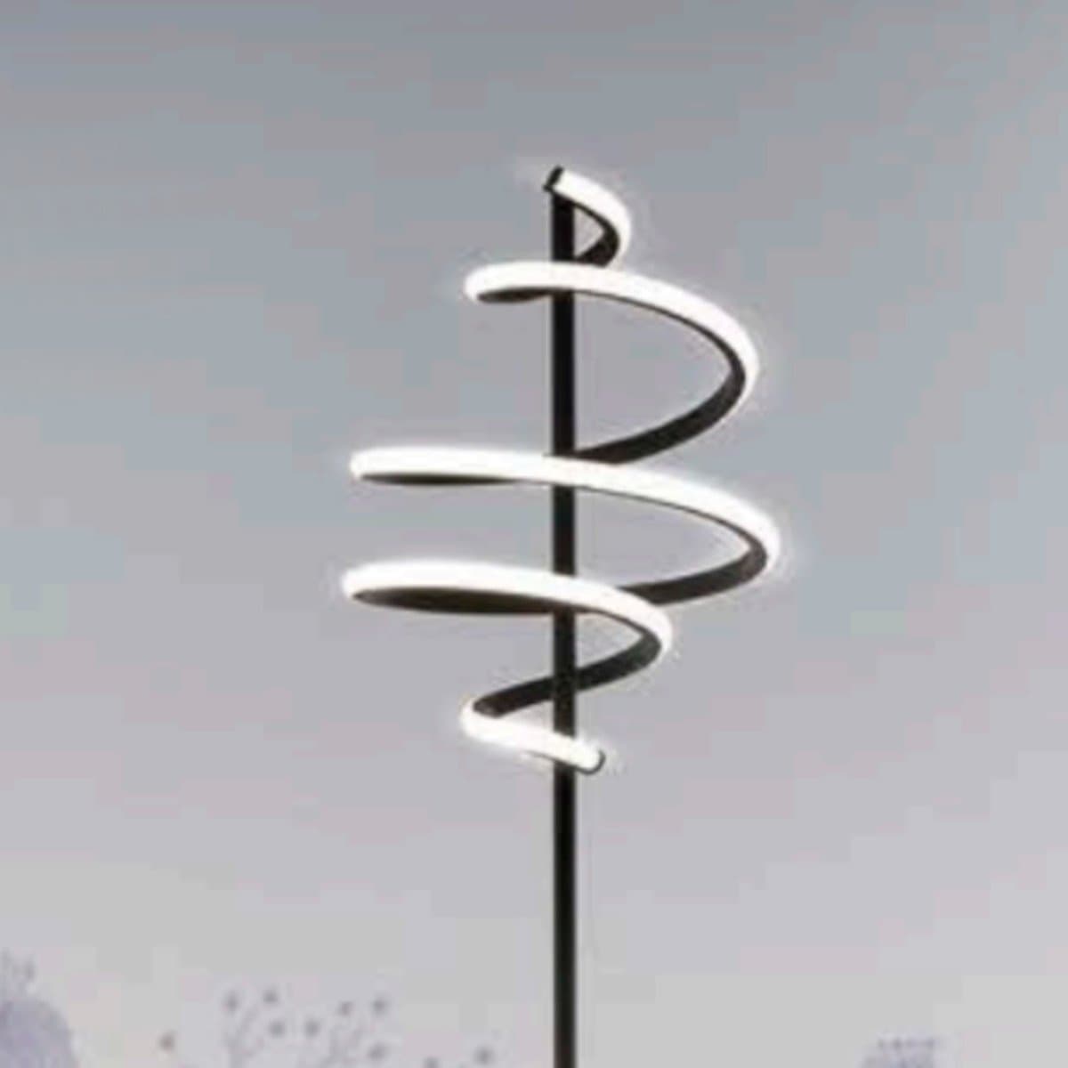 Piantana moderna Promoingross BOUCLE PT180 LED dimmerabile metallo silicone - 3