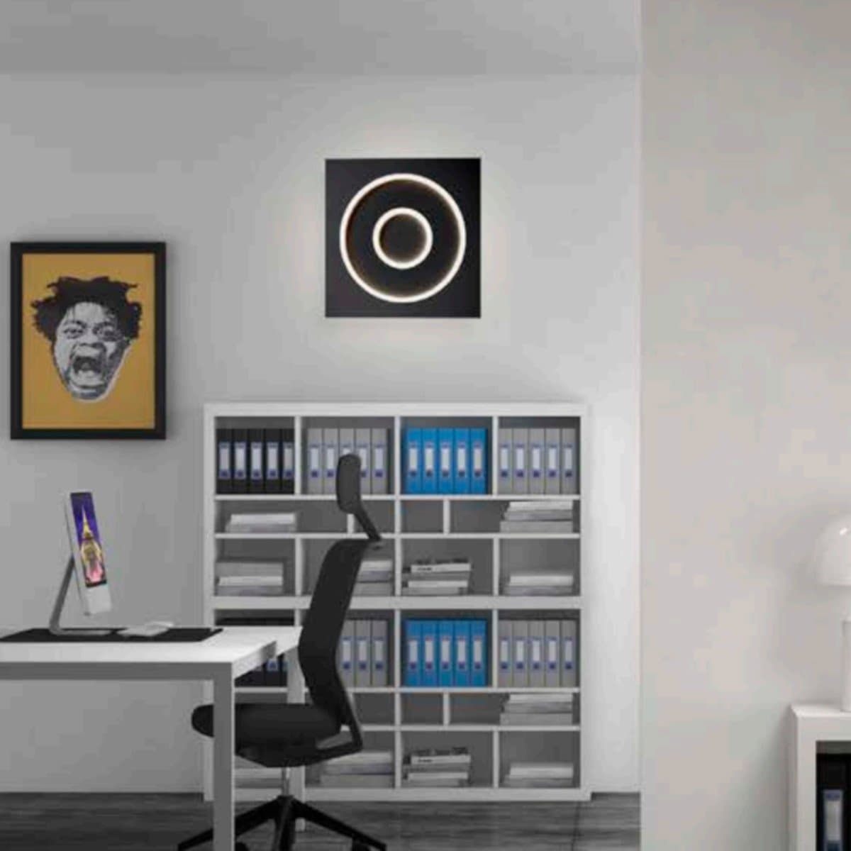 Plafoniera moderna  Promoingross SPEAKER Q35 FULL LED metallo metacrilato - 2