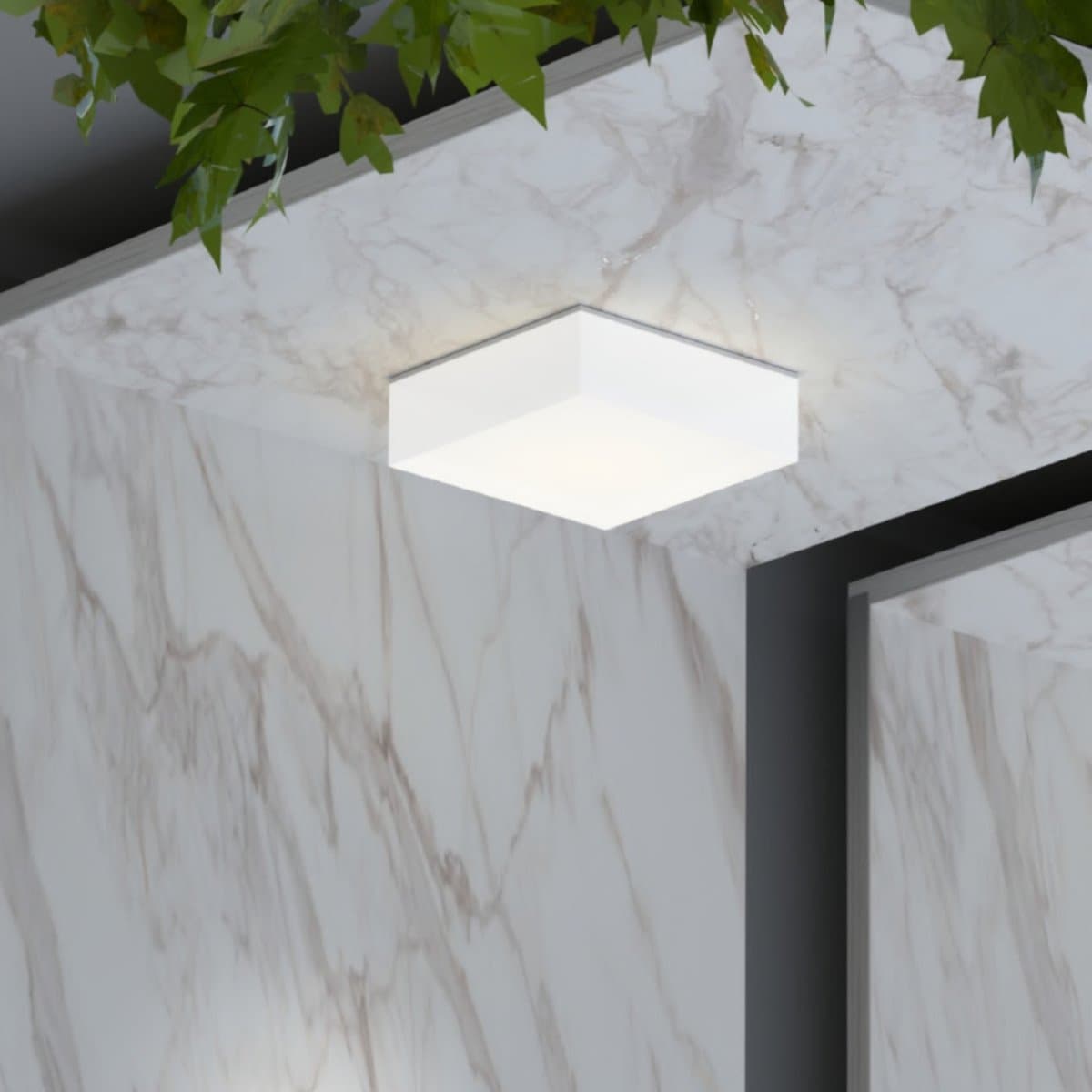 Applique moderno Lampadari Bartalini AIRURTE Q2 LED CCT IP65 acrilico - 2