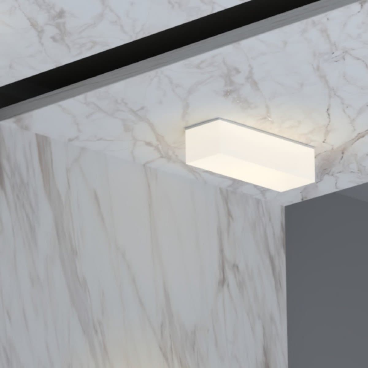 Applique moderno Lampadari Bartalini AIRURTE R2 LED CCT IP65 acrilico - 2
