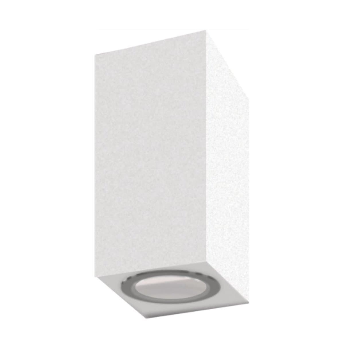 Applique moderno Lampadari Bartalini EBUK TWO GU10 LED IP54 alluminio vetro biemissione - 12