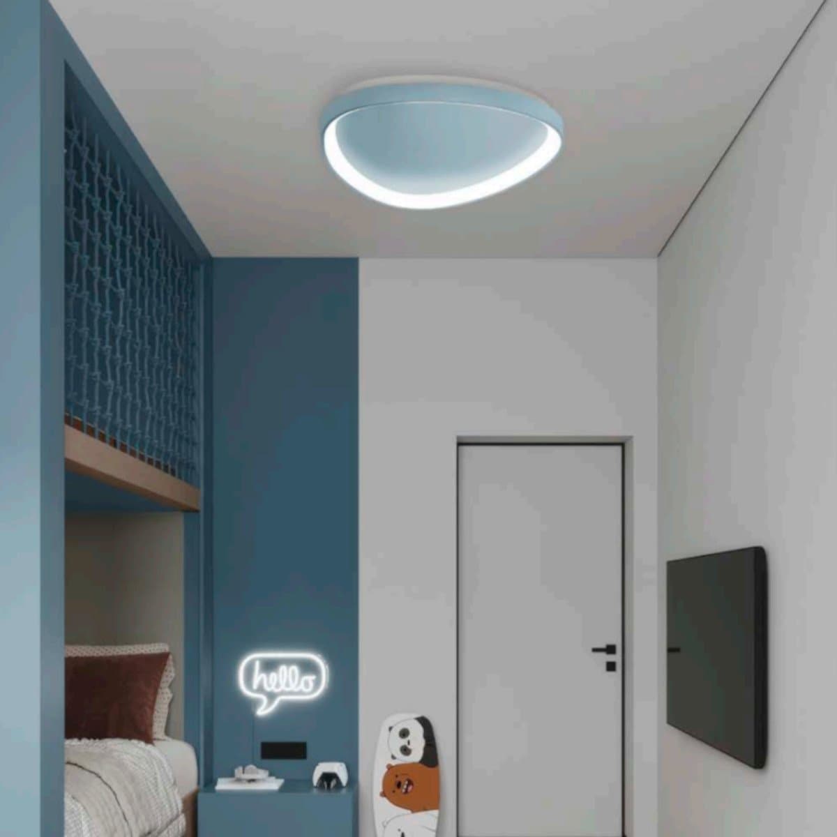 Plafoniera LED Promoingross TRIS PL35 FULL metallo metacrilato - 5