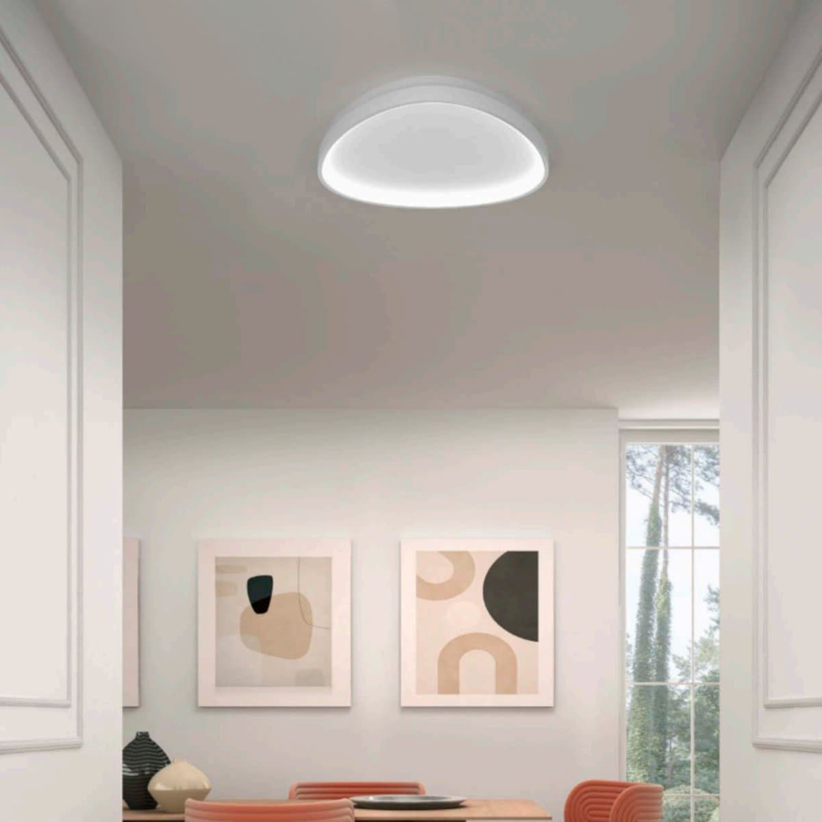 Plafoniera LED Promoingross TRIS PL35WH metallo metacrilato - 2