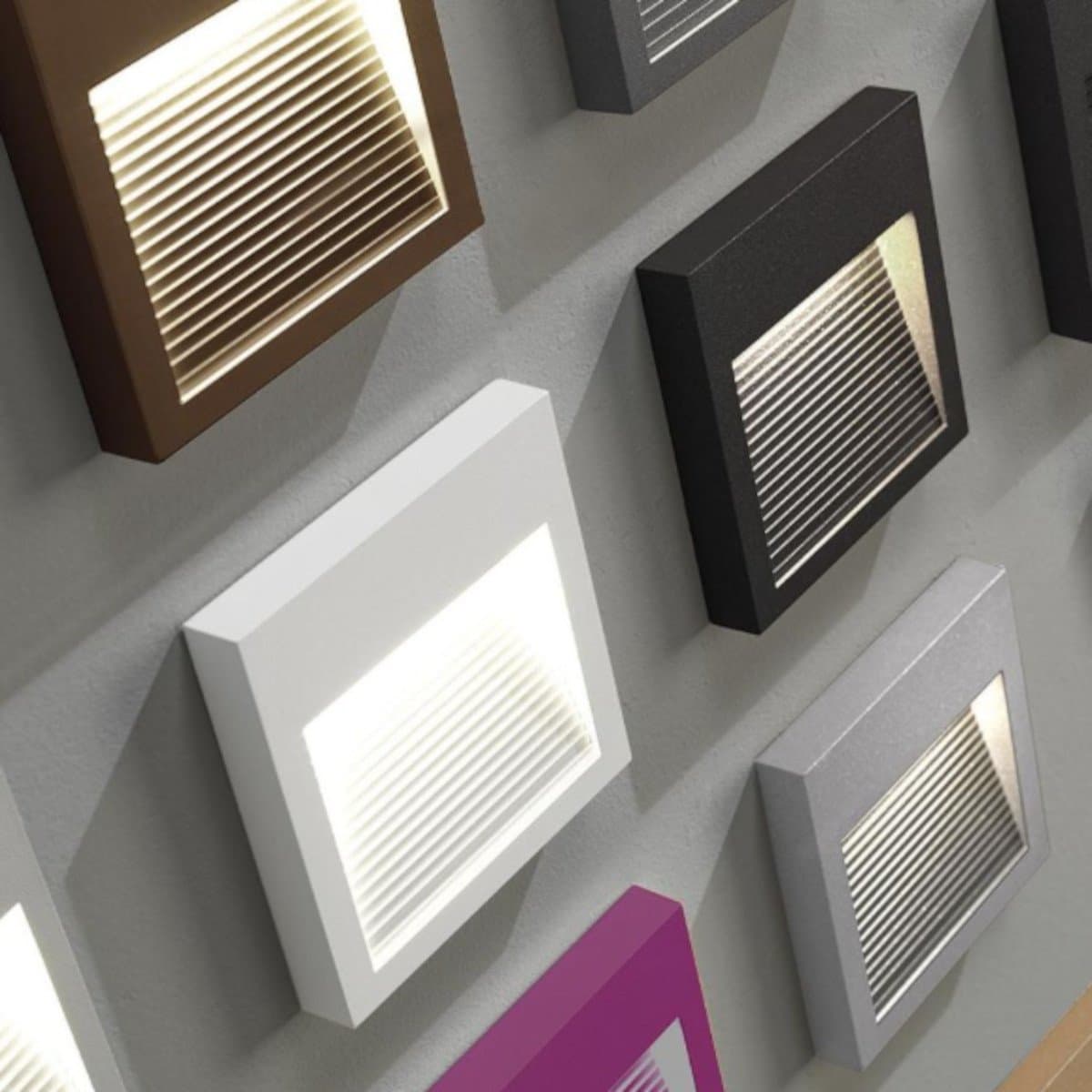 Segnapasso Promoingross FLAT Q12 LED metallo monoemissione - 4