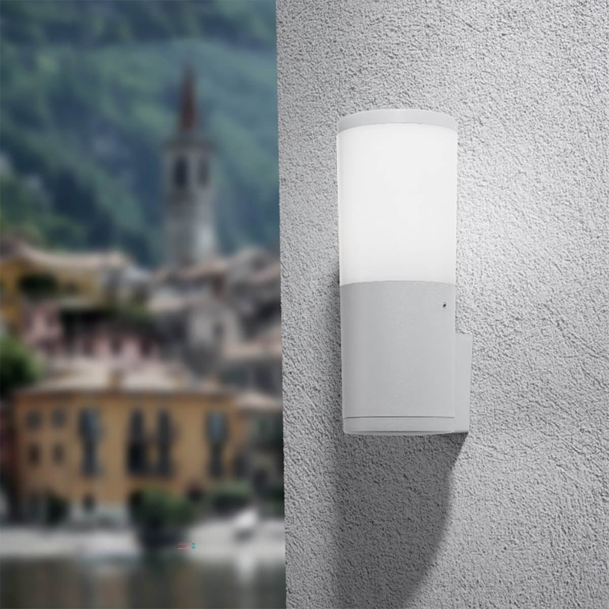 Applique esterno Top Light LOANO APBI E27 LED resina - 2