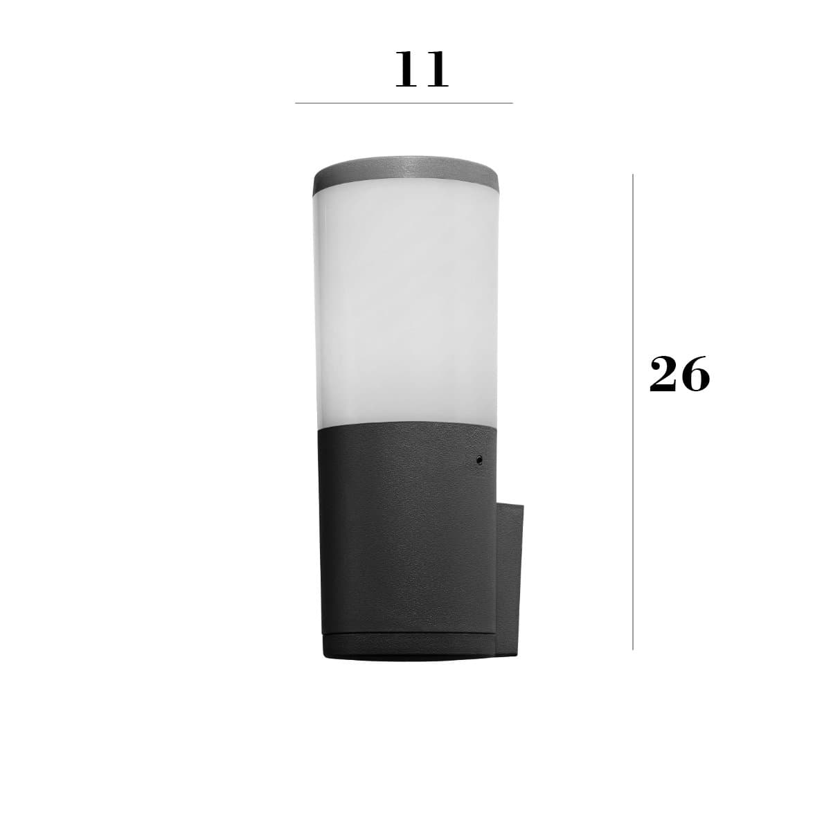Applique esterno Top Light LOANO APBI E27 LED resina - 3