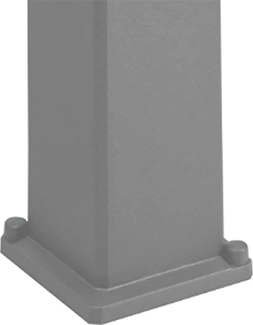 Lampioncino esterno Top Light COMO PA50 GRIGIO E27 LED resina - 3