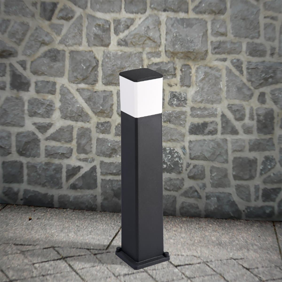 Lampioncino esterno Top Light COMO PA80 NERO E27 LED resina - 2