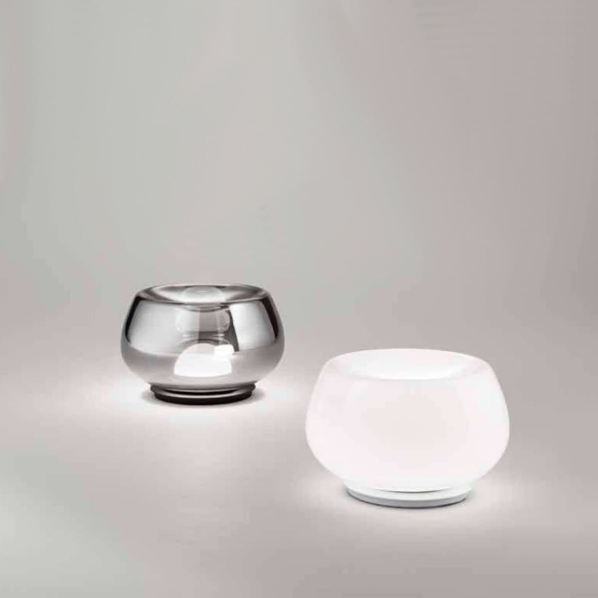 Abat-jour moderna Perenz KAVE 8534 LED touch dimmerabile metallo vetro - 4