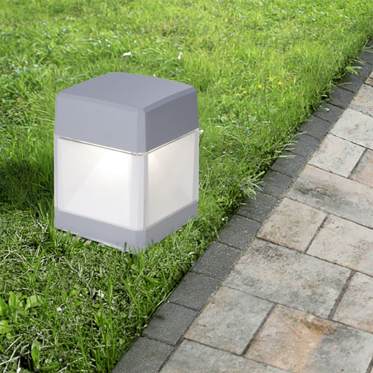 Picchetto esterno Top Light LODI PI GR GX53 LED resina - 2