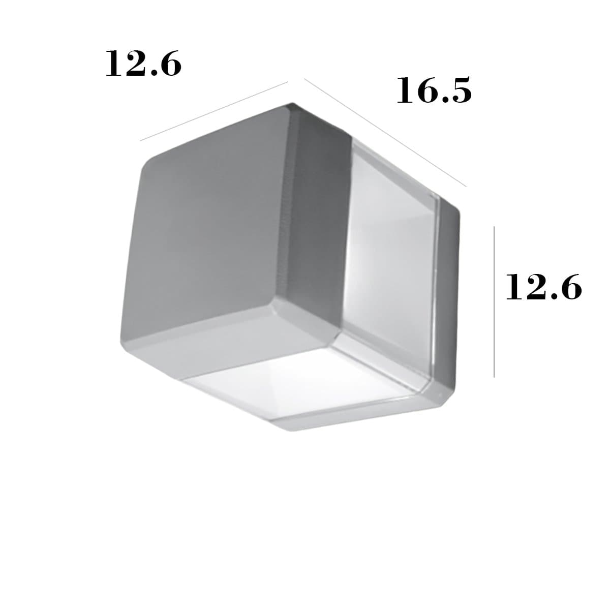 Applique esterno Top Light LODI AP GR GX53 LED resina - 3