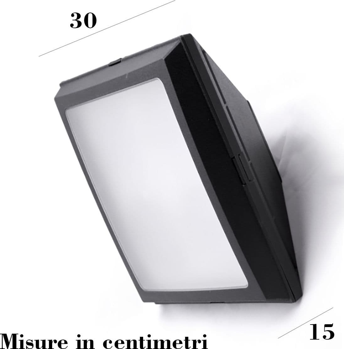 Applique esterno Top Light SIENA NE E27 LED IP66 resina - 3