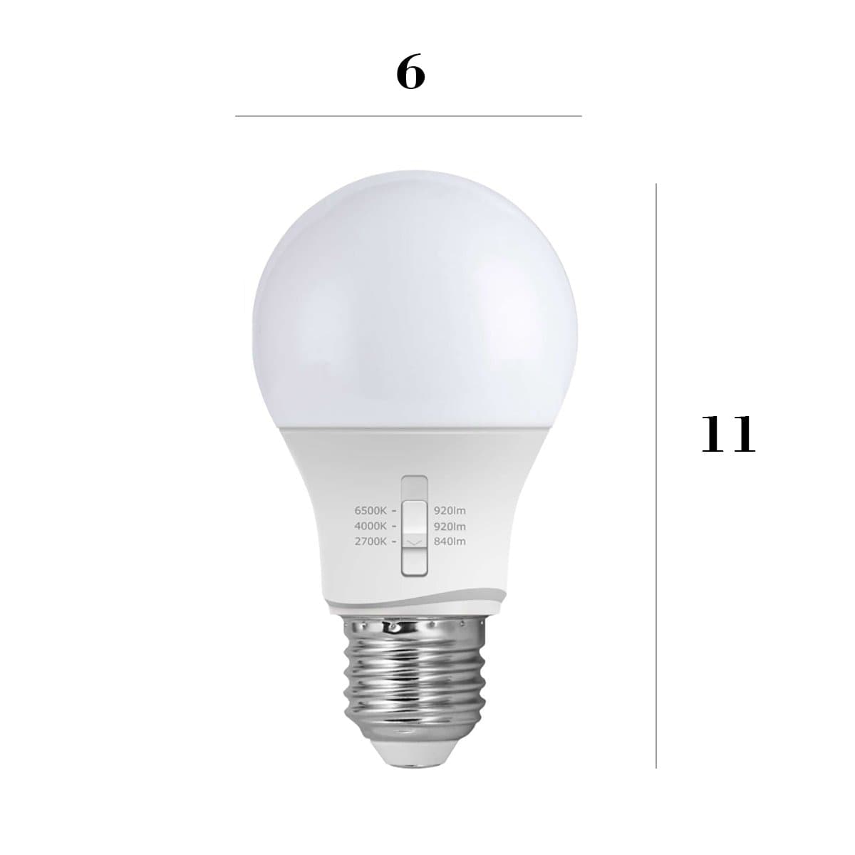 Lampadina Top Light E27EST CNF 8.5W LED CCT confezione - 2