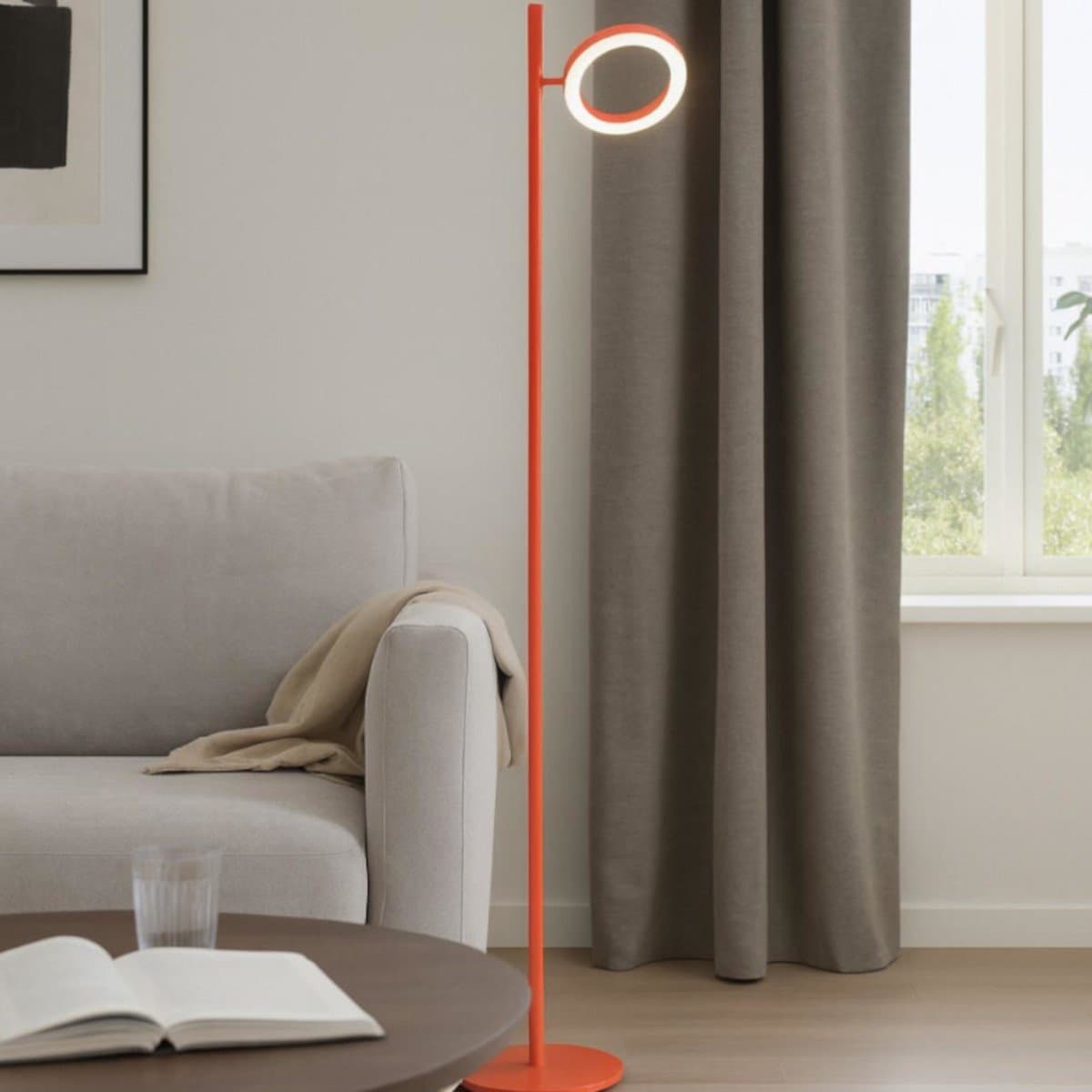 Piantana moderna Gea Luce GPIA31 LED alluminio dimmerabile orientabile - 2