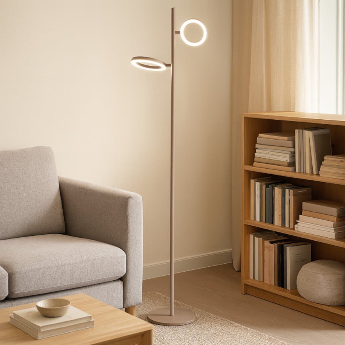Piantana moderna Gea Luce GPIT32 LED alluminio dimmerabile orientabile - 2