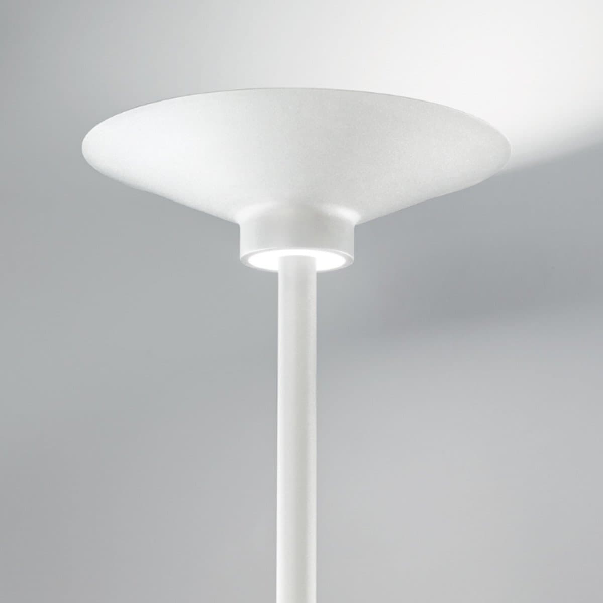 Piantana moderna Gea Luce GPIB10 LED alluminio vetro dimmerabile - 2
