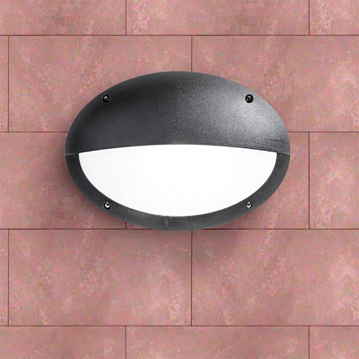 Applique esterno Top Light MONZA NE E27 LED IP66 resina - 2