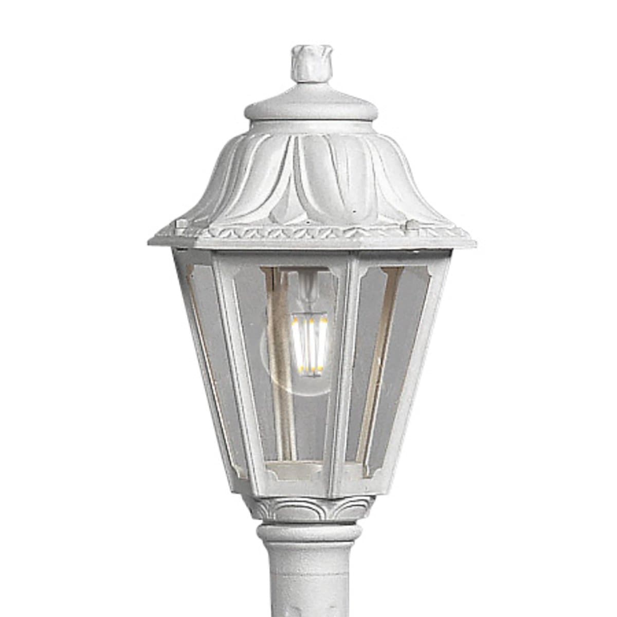 Lampioncino esterno Top Light ASTI PA182 E27 LED IP55 resina - 2