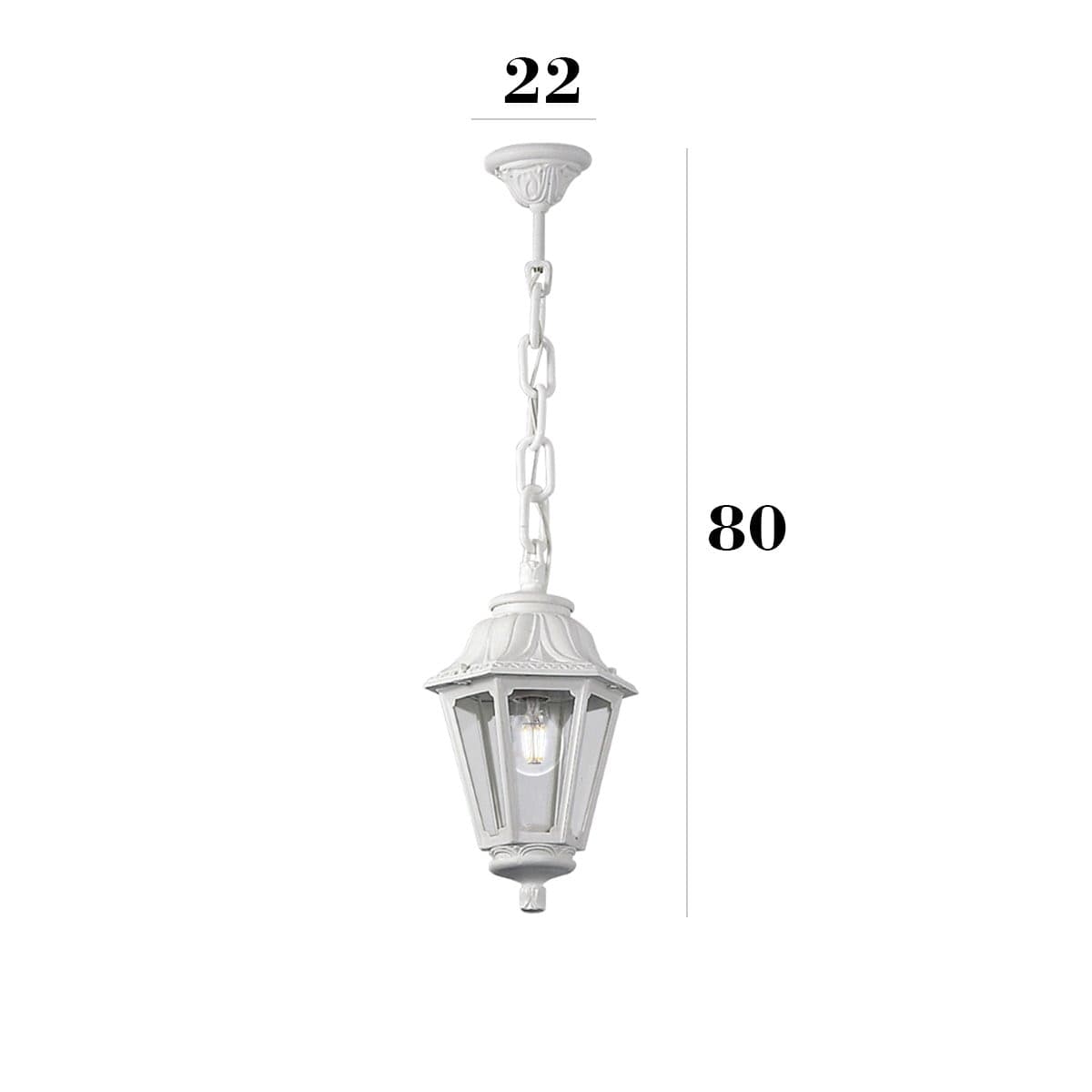 Sospensione classica Top Light ASTI SO BI E27 LED resina - 5