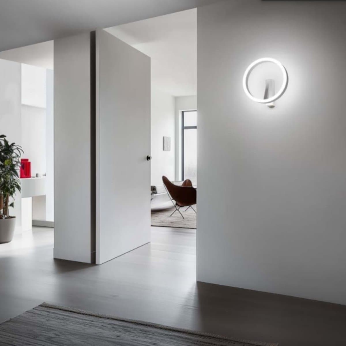 Applique moderno Gea Luce CRISEIDE A FCRAB1 LED alluminio dimmerabile - 3