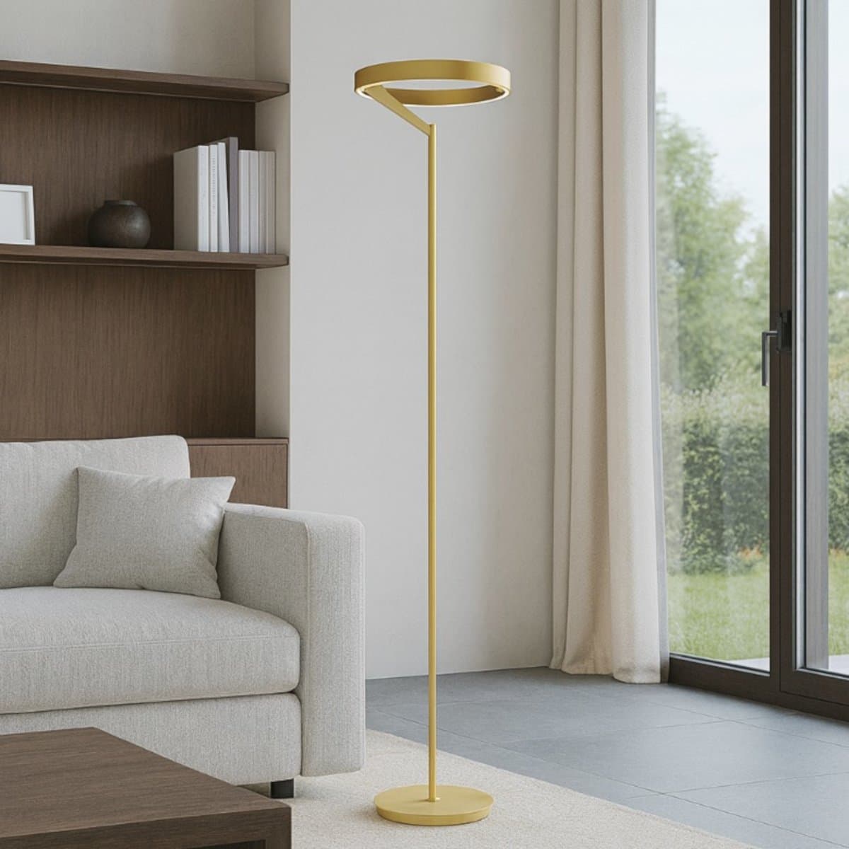 Piantana classica Gea Luce CRISEIDE PT FCRPIO LED alluminio dimmerabile - 2