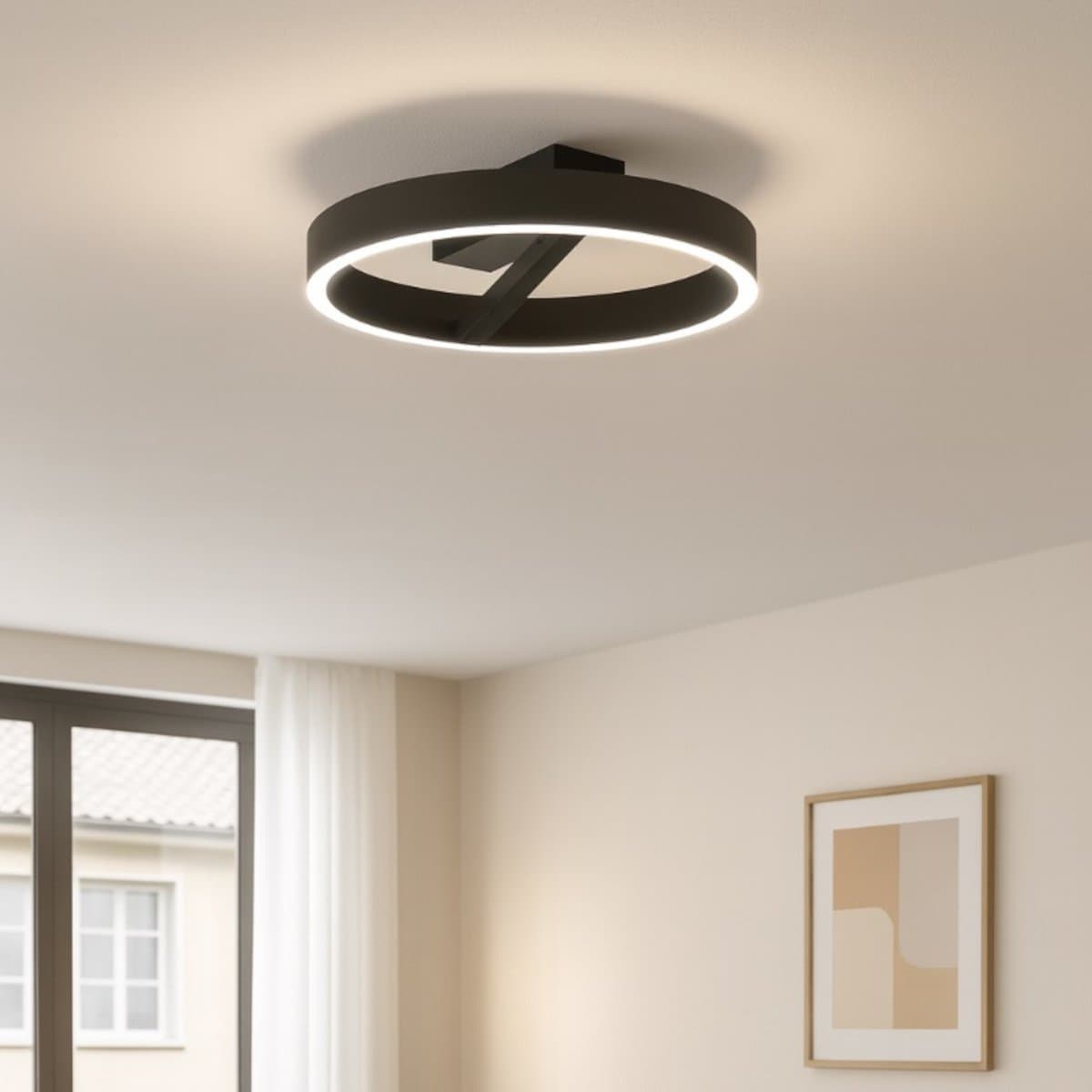Plafoniera moderna Gea Luce CRISEIDE PP FCRPN1 LED alluminio - 2