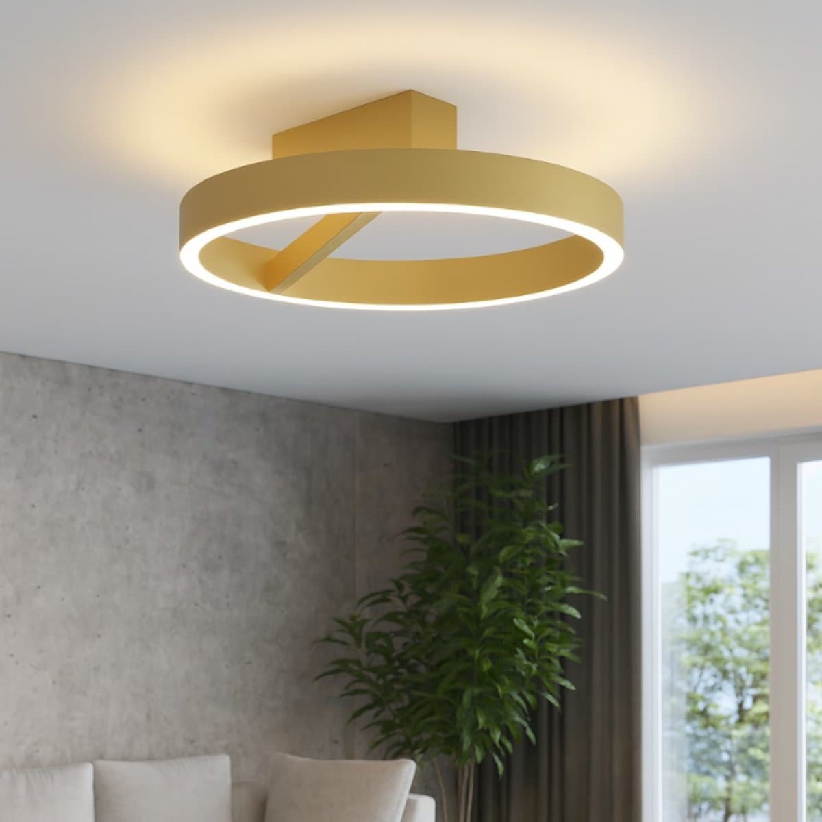 Plafoniera classica Gea Luce CRISEIDE PP FCRPO1 LED alluminio - 2