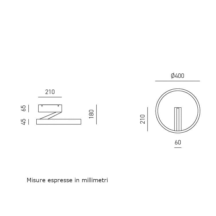 Plafoniera classica Gea Luce CRISEIDE PP FCRPO1 LED alluminio - 4
