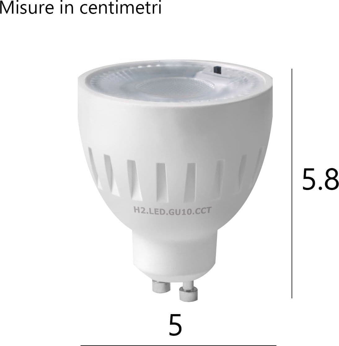 Lampadina Top Light GU10 6W LED CCT 615LM - 2