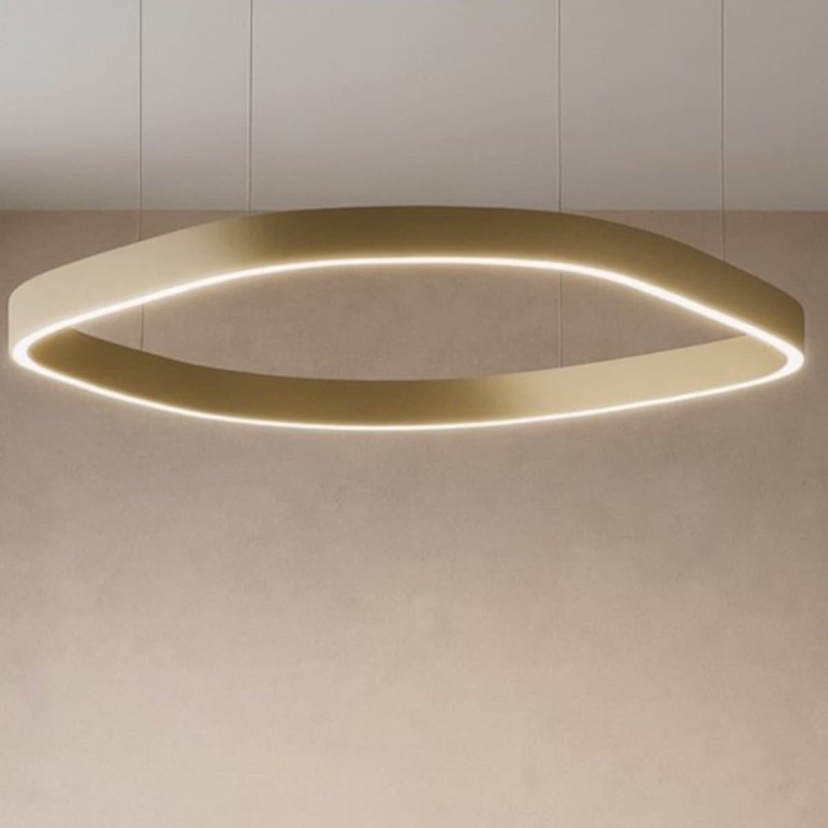 Lampadario moderno Gea Luce CRISEIDE S1G QUADRATA FCRSBE9Q LED biemissione alluminio - 2