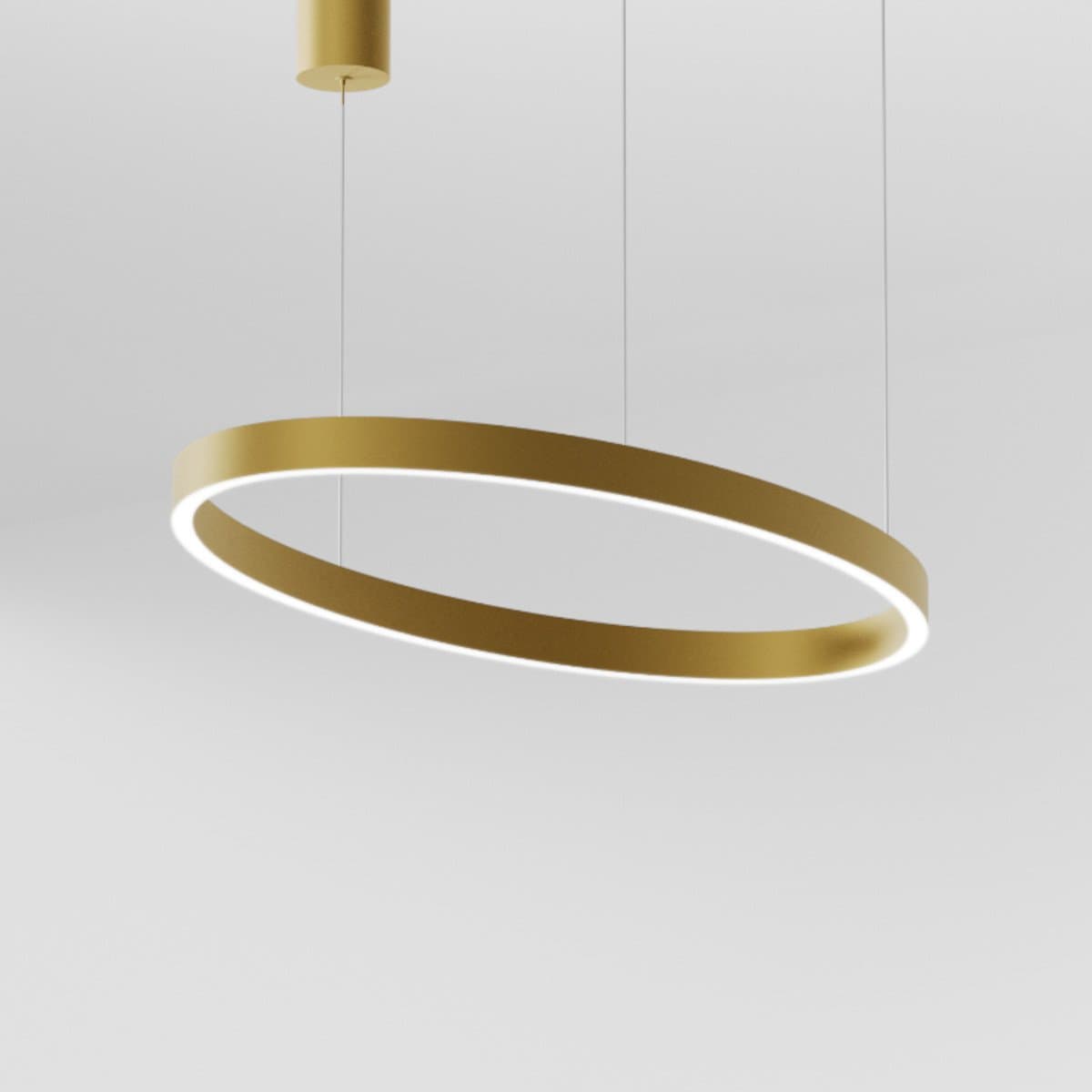 Lampadario classico Gea Luce CRISEIDE S1P OVALE FCRSO8O LED oro alluminio silicone - 2