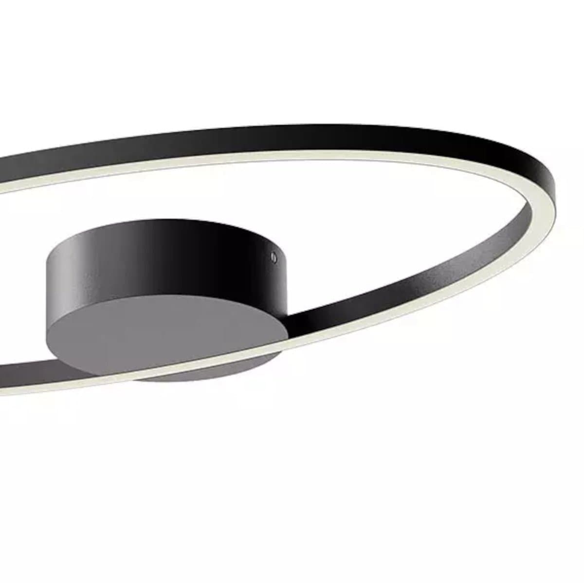Plafoniera moderna Redo Group LEO 01 3333 01 3334 LED CCT nero bianco dimmerabile alluminio - 2