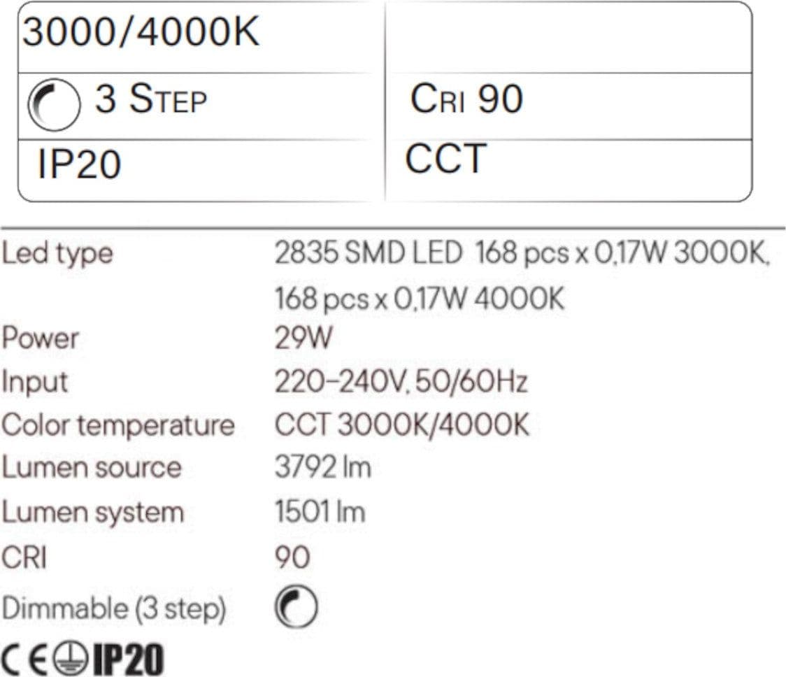 Plafoniera moderna Redo Group LEO 01 3333 01 3334 LED CCT nero bianco dimmerabile alluminio - 6